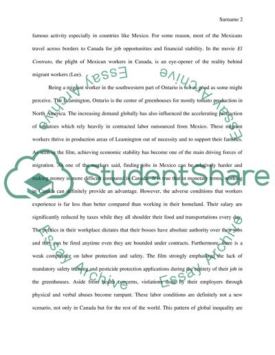 Case Study: Migrant Farm Labourers Working in Canada