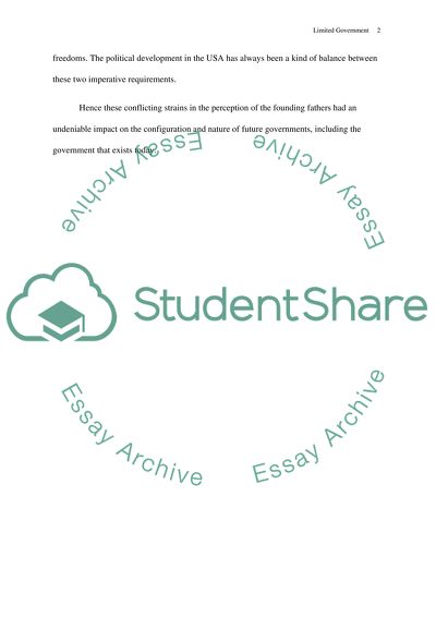 Where the funding fathers able to create a limited government that exist today exlain your answer