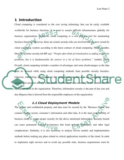 Cloud Computing Technology