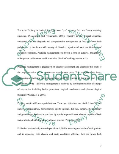 Infection control essay
