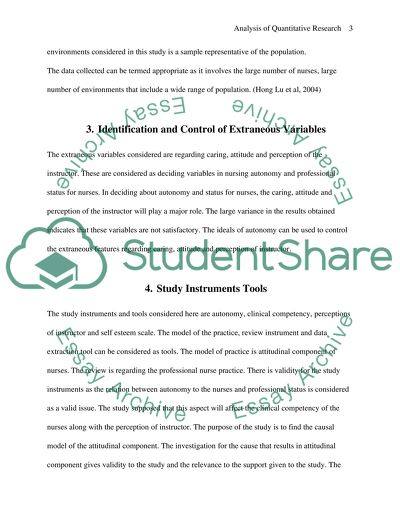 Attitudinal Component of Nurses