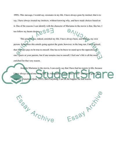 Jocelyn Moorhouses How to Make an American Quilt