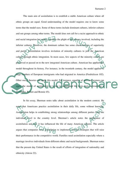 How Would George Fredrickson Explain Sherman Alexies Essay