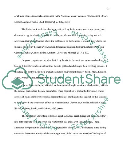 Organismic Responses to Climate Change