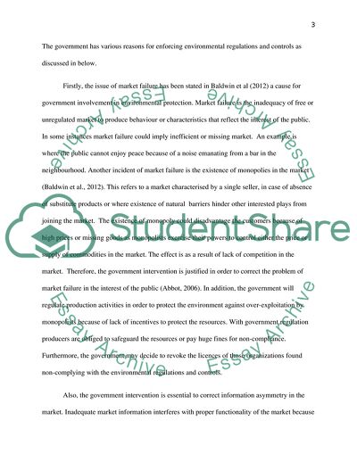 Environmental Protection and Command and Control Regulation