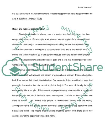 What Is Discrimination