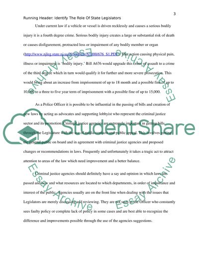 Identify the role of State Legislators
