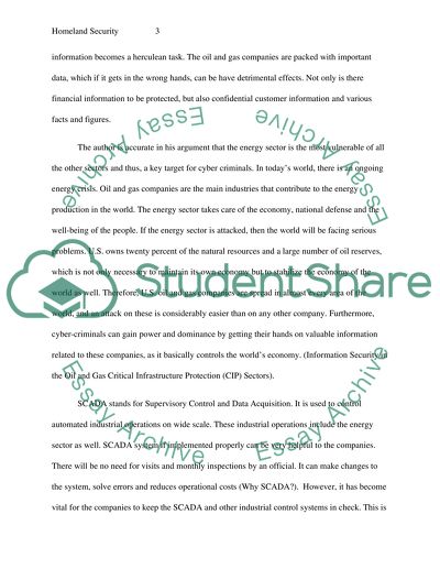 Homeland Security Measures