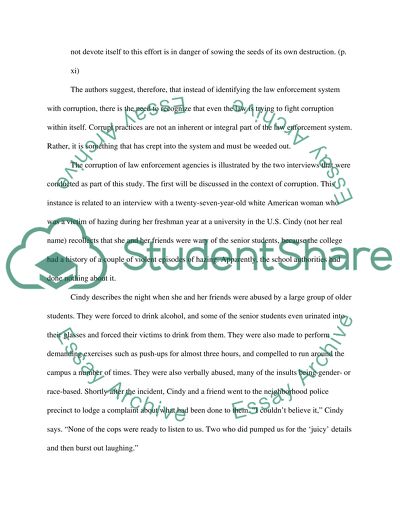 Ethics in Law Enforcement