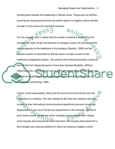 Managing People and Organisations