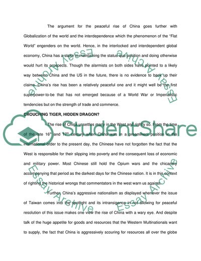 International Relationship of East Asian