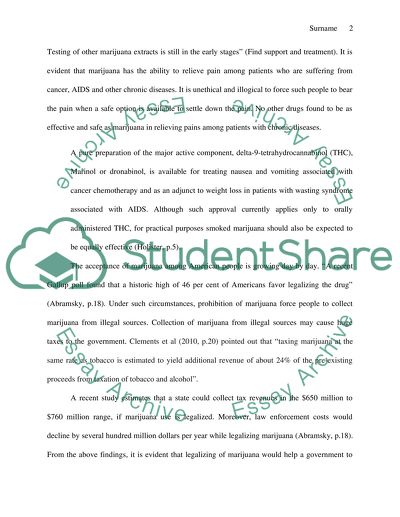 Legalizing Marijuana, Pro