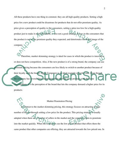 Comparing Main Types of Pricing Strategies