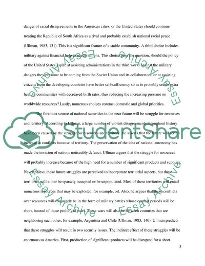 Issues and Trends in World Politics - Redefining Security