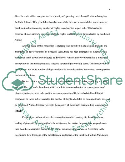 A Case Study of Southwest Airline