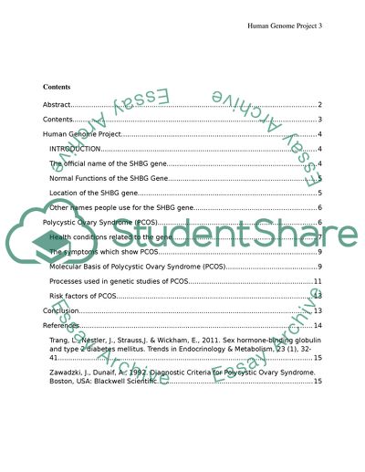 Human Genome Project Using A Polymerase Chain Reaction