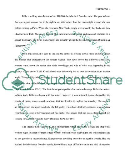 Womans Image in Novel Scruple by Judith Krantz