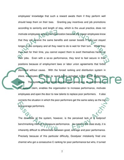 HRM Methods, Forced Ranking & Distribution Systems