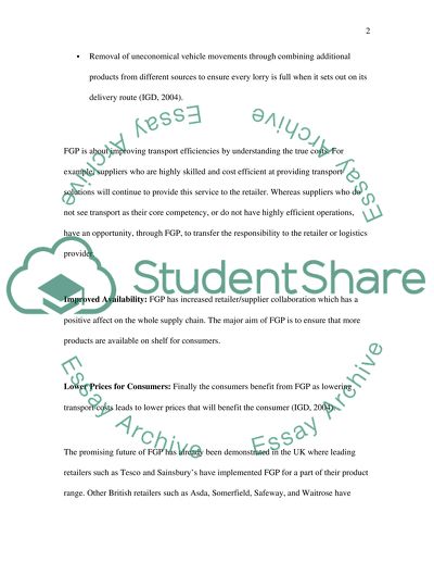 Marketing Channels: Factory Gate Pricing, Collaborative Planning, Forecasting and Replenishment