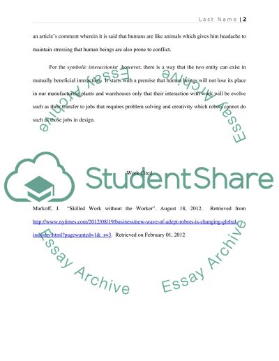 Analysis of Skilled Work, Without the Worker by John Markkoff