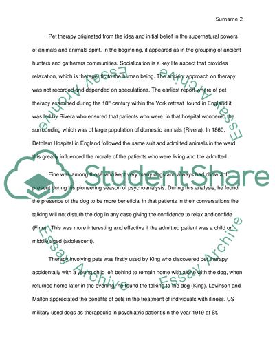 The Effectiveness of Pet Therapy: Can They Make You Well