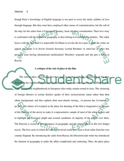 A Summary of the Film