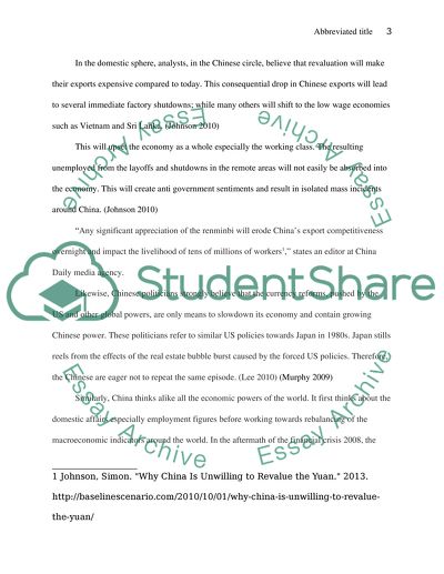 Will China revalue its currencyCauses of devaluation Mechanisms Implications