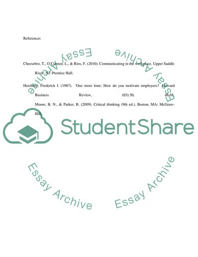 Communicating in the Workplace