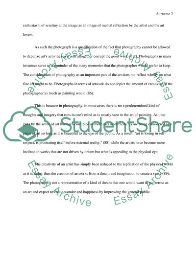 Consider the claims that Baudelaire makes and the points of argument that he makes