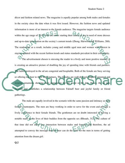 Advertisement Analysis