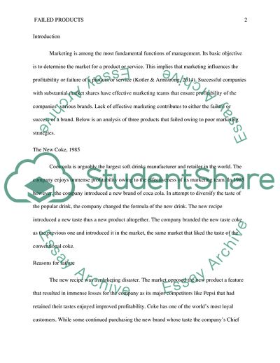 Failing owing to poor marketing strategies