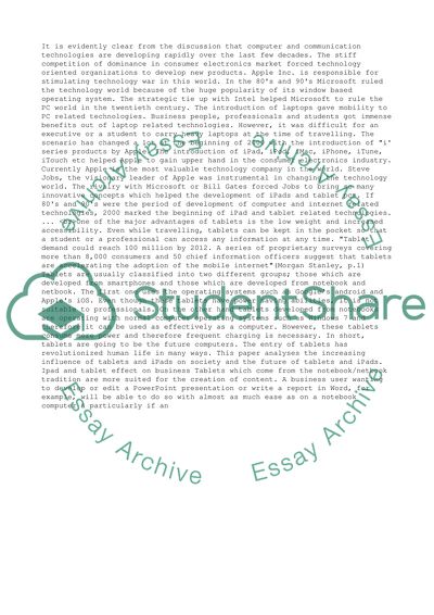 Ipad and tablet effect on different domains of social relations