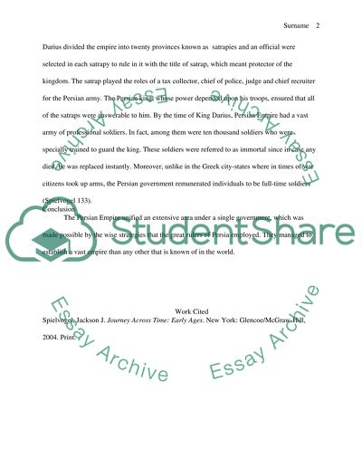 History of the Persian Empire