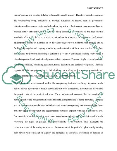 Professional Practice Accountability and Reflection