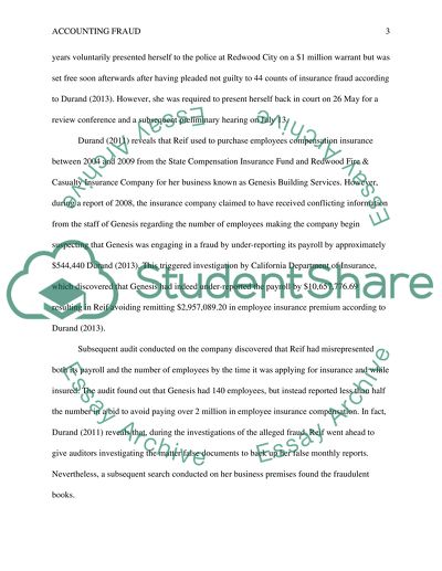 Teresa Reifs Insurance Fraud Case