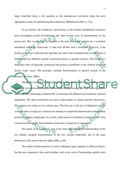 The International Transaction for the Sale of Goods