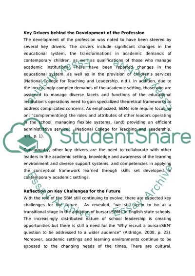 Understanding School Business Management