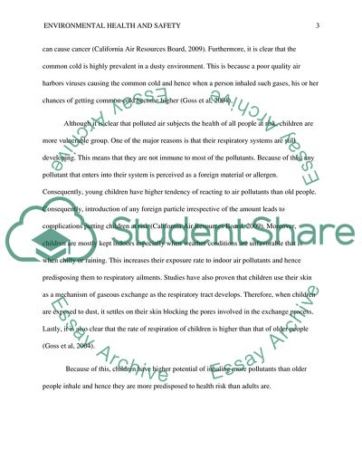 Environmental Health and Safety