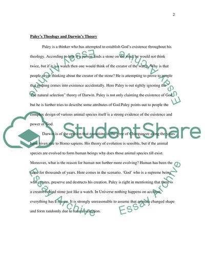The Darwin Natural Selection and Its Relation to Science and Religion