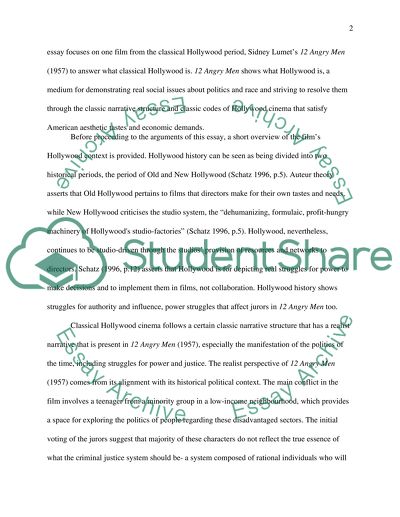 Classical Hollywood Cinema