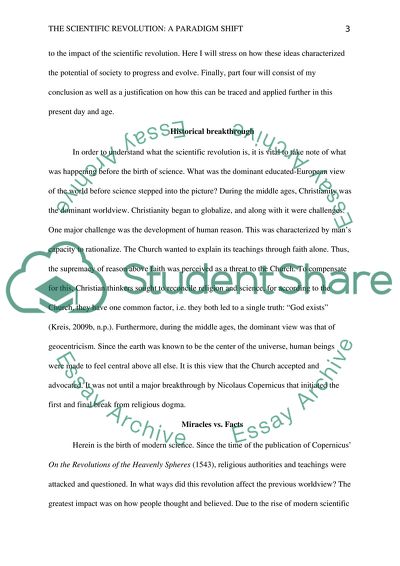 The Scientific Revolution: A Paradigm Shift from Miracles to Facts