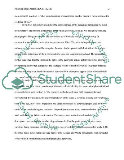 Playing the Political Correctness Game