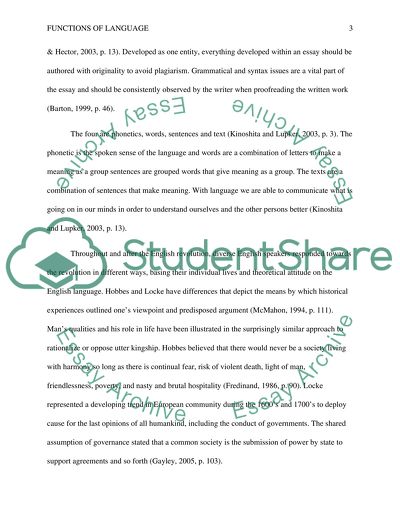 Functions of Language in Literature and Poetry