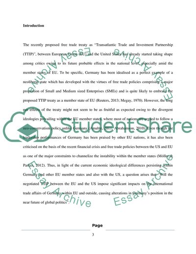 Germanys Market Economy as a Model for Europe