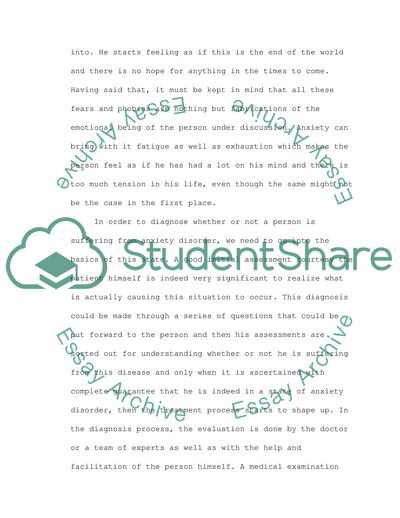 Different Types of Anxiety Disorders