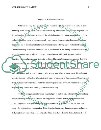 Worker Compensation Case Study