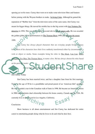 Jim carey/ the actor