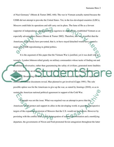 The Truth about the U.S. Involvement in the Vietnam War