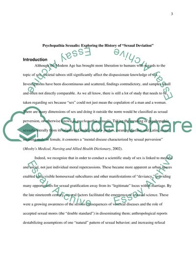Psychopathia Sexualis: Exploring the History of Sexual Deviation