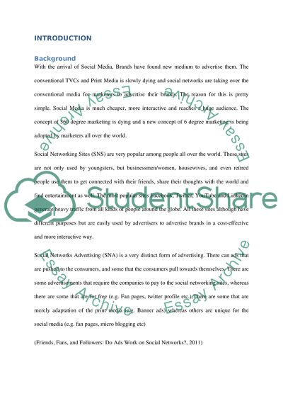 Do Ads Work on Social Networks